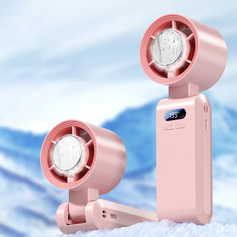🎖️Portable fan Handheld High Speed Fan