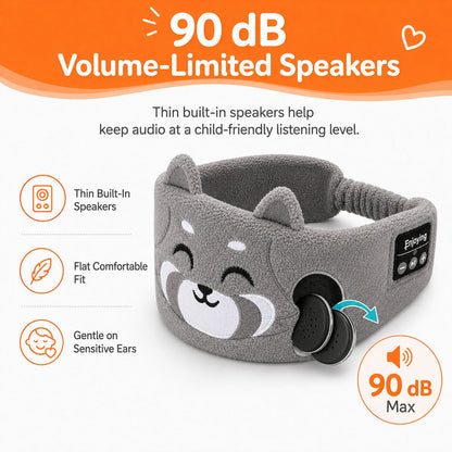 🔥Kids Bluetooth Animal Headphones — Soft, Comfy & Stays On