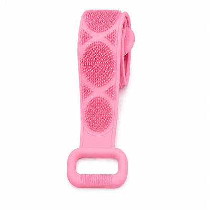 🔥Silicone Bath Brush, Double-Sided Back Scrubber for Body Cleansing & Exfoliating