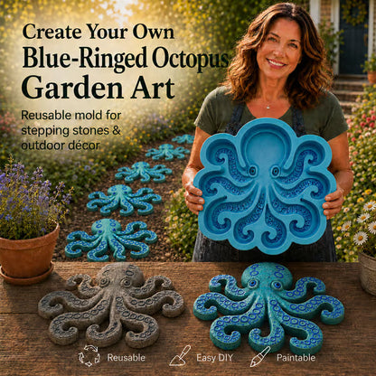 🔥LAST DAY 50% OFF - 🌊 Reusable Ocean Theme Garden Art Mold – Make Your Garden Truly One of a Kind