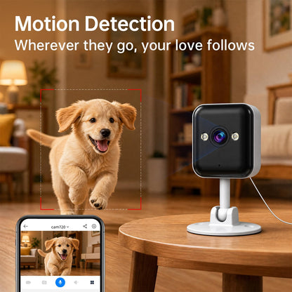 🎖️Indoor Outdoor Security Camera, 2.4G WiFi, IP66 Waterproof