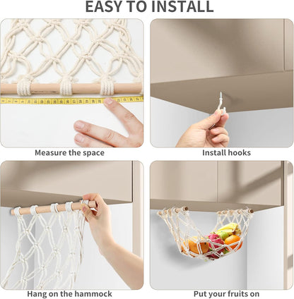 🎖️Hanging Fruit Hammock with Hooks
