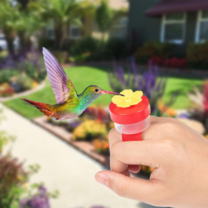 ✨ 4PCS Handheld Ring Hummingbird Feeder🐦