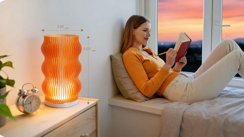 🎖️Cozy Table Lamp - Bedside Light - The Wave Lamp