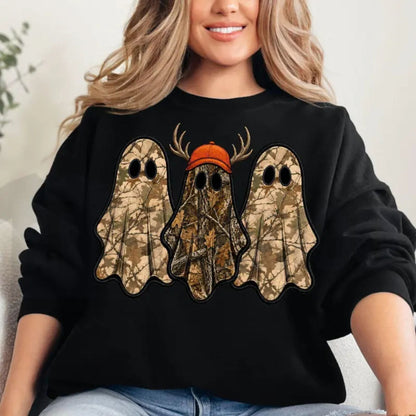 ✨Vintage Ghost Hunter Sweatshirt – Retro Halloween Crewneck