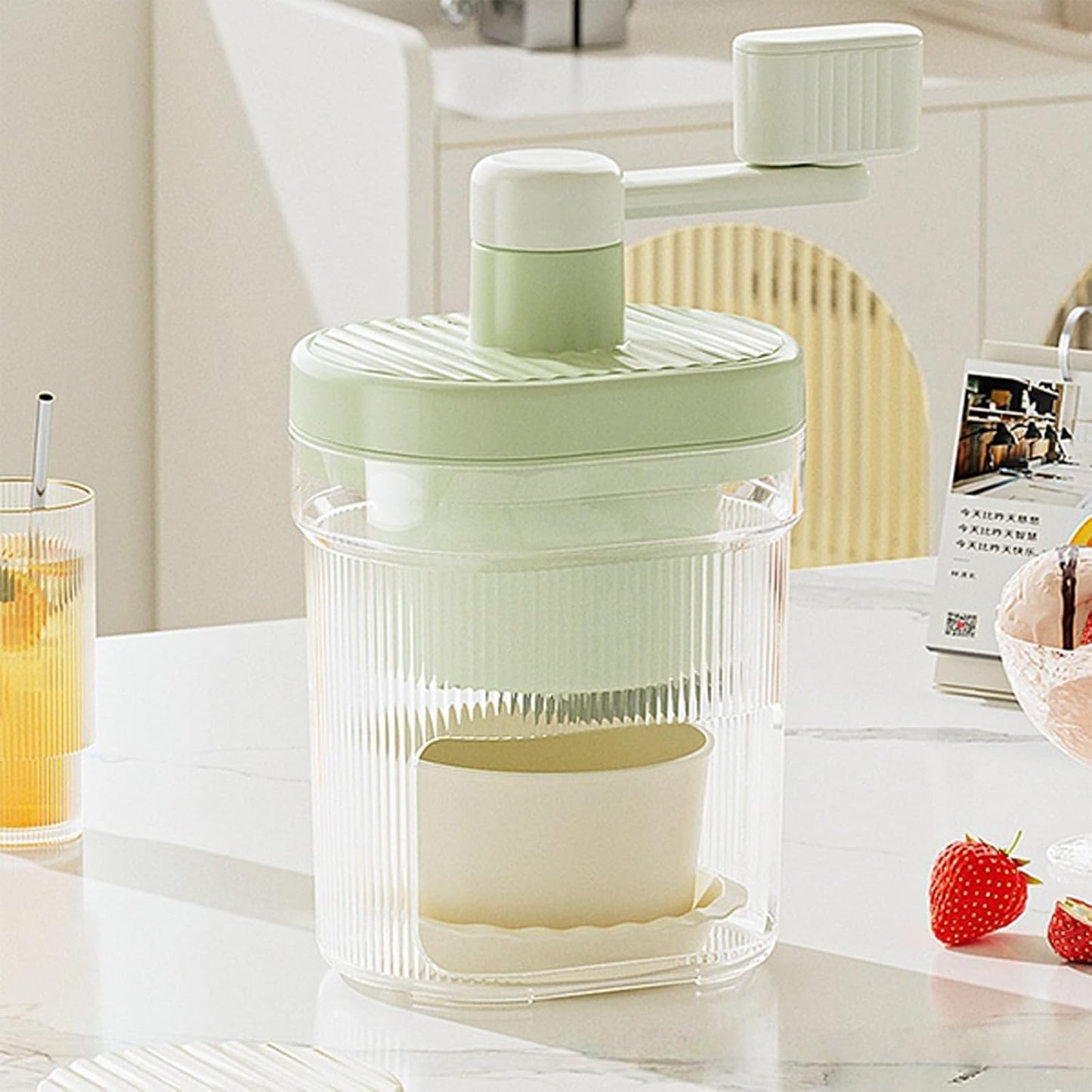 🎖️Manual Ice Shavers Machine Snows Cones Machine