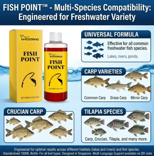 🎖️ Concentrated Fish Attractant Liquid – 🐟Fast-Acting Red Worm Formula