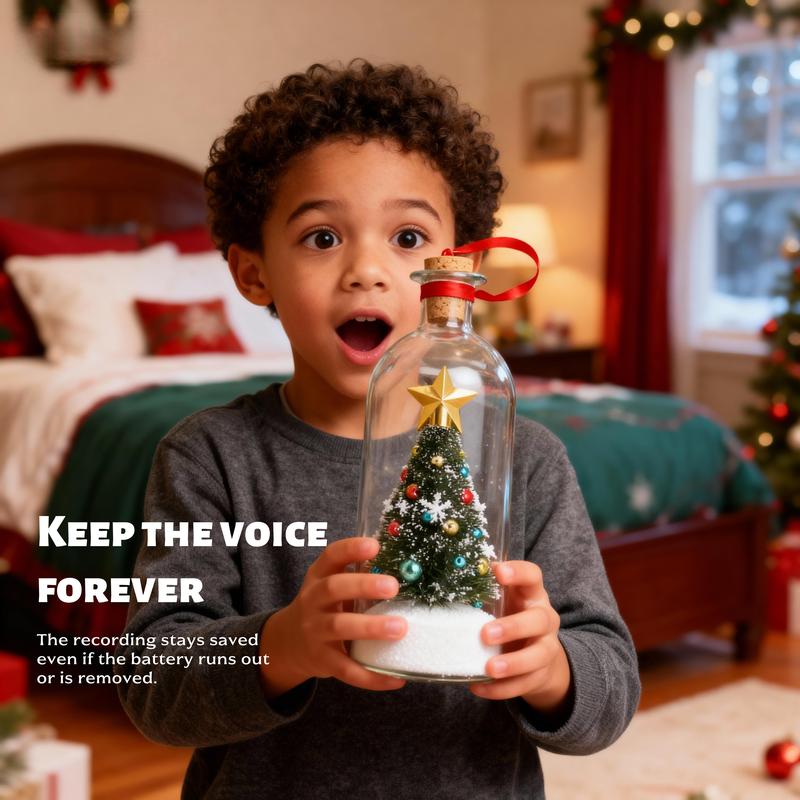 🎖️Limited Time 50% Off🎄 8" Recordable Christmas Tree Message In A Bottle