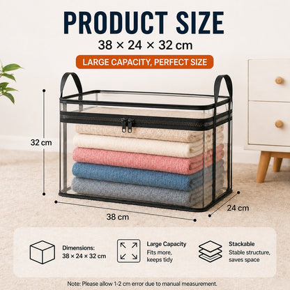 last-day-49-offportable-large-heavy-duty-thick-plastic-clear-storage-box-with-hinged-lid-home-travel-camping-4296