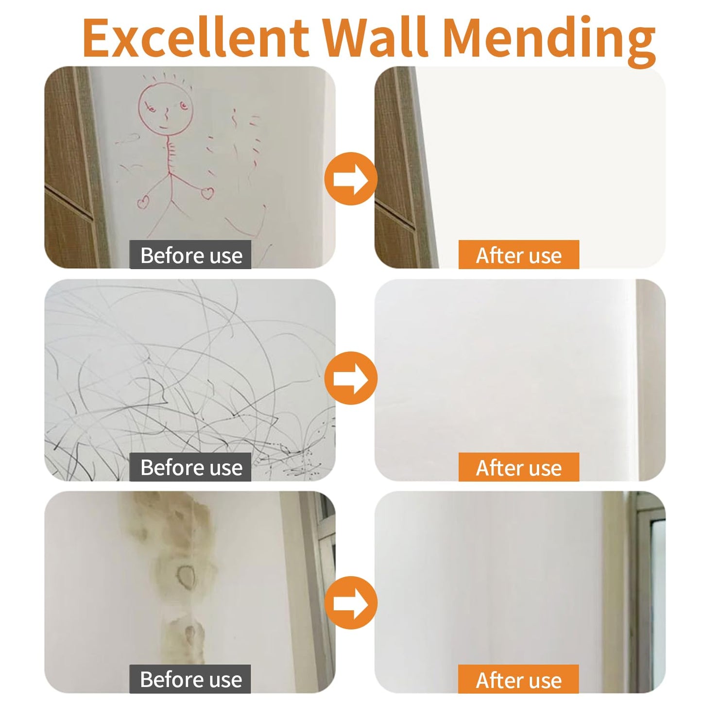 🔥Two-in-One Wall Repair Roller Paint—Effortless DIY Fixes!
