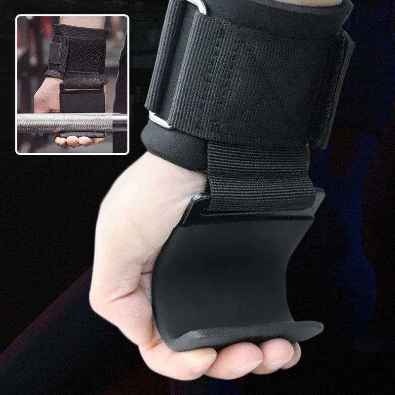 ✨Max-Weight Lifting Hooks - Elite Wrist Support for Powerlifting