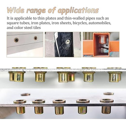 ✨Limited Time 50% Off✨Head Rivet Nut Tool, M3 M4 M5 M6 M8 M10 Rivnut Kit