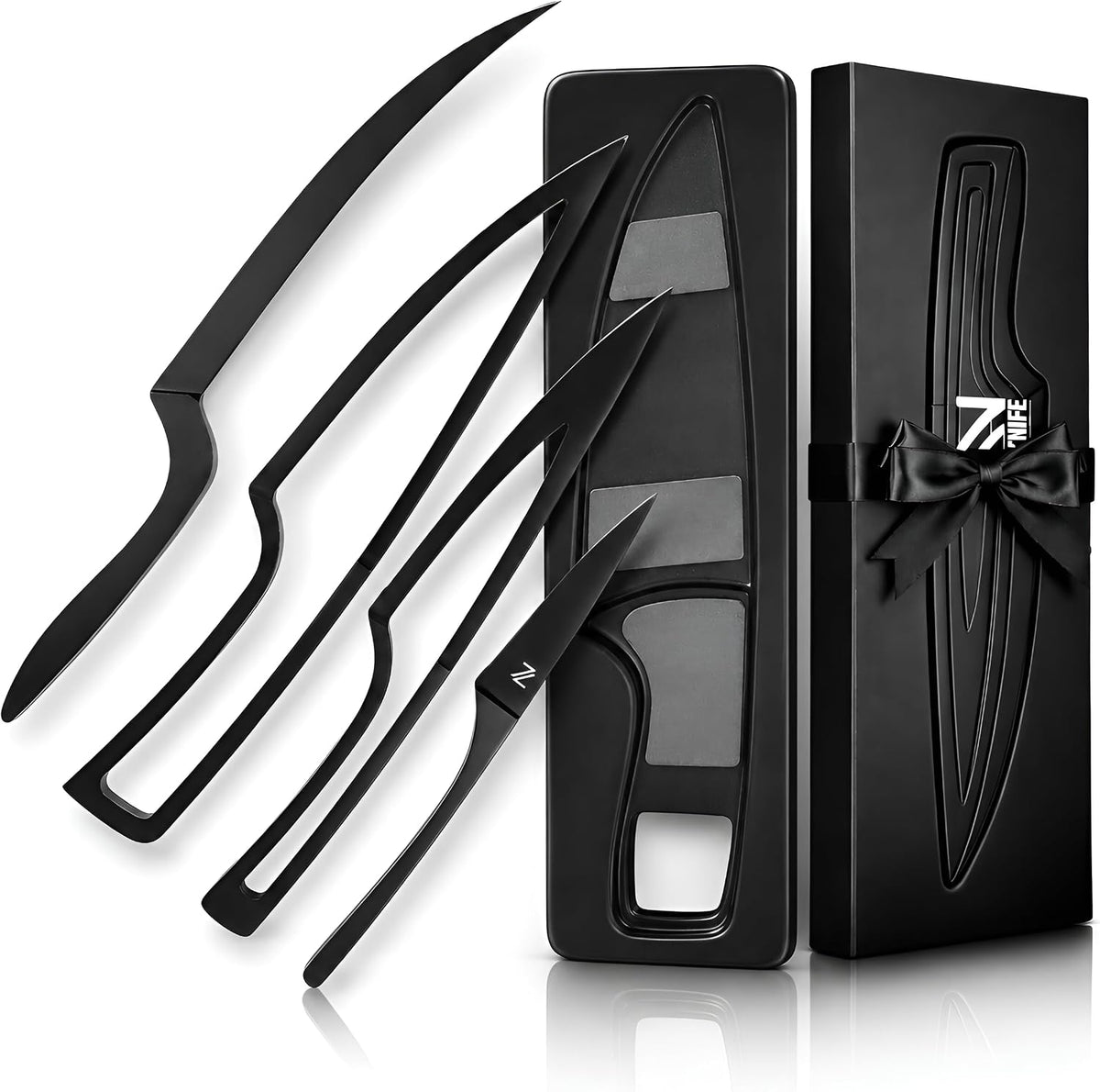 ✨Magnetic Kitchen Knife Set – 4 Piece High Carbon Stainless Steel Kitchen Knives🔪