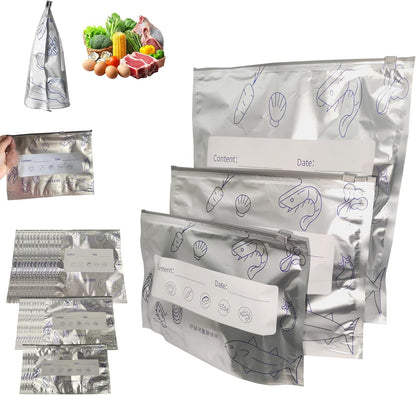 🎖️Reusable and Resealable Aluminum Storage Bag 🥢🌍