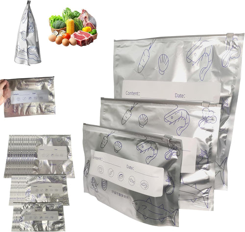 🎖️Reusable and Resealable Aluminum Storage Bag 🥢🌍