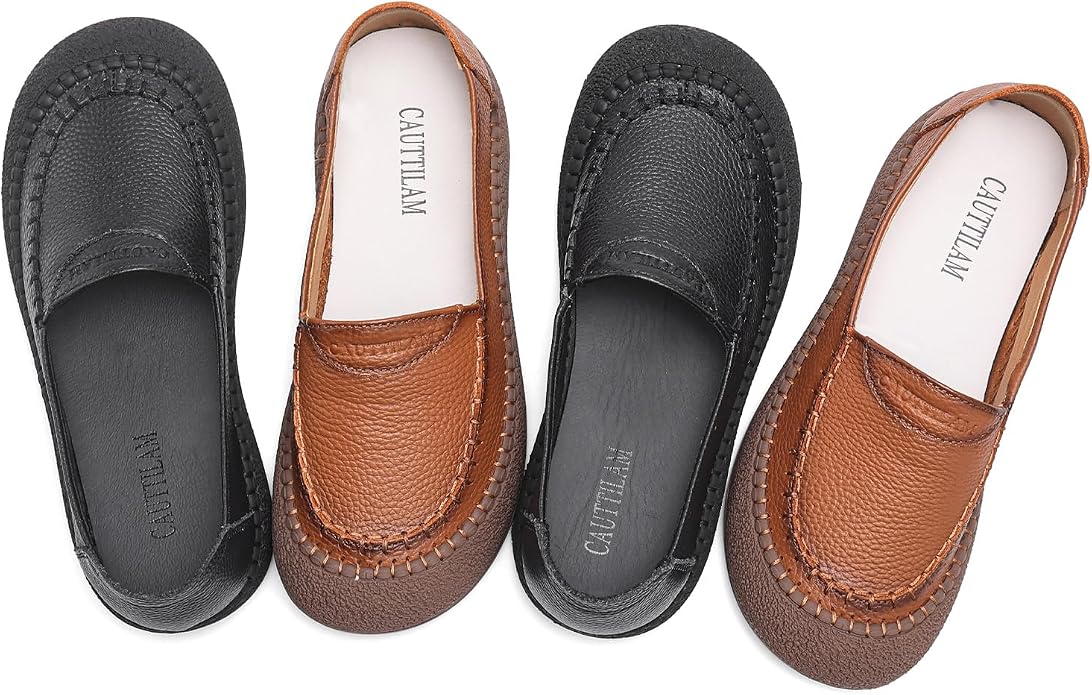 🔥 Women's Genuine Leather Slip On Loafers