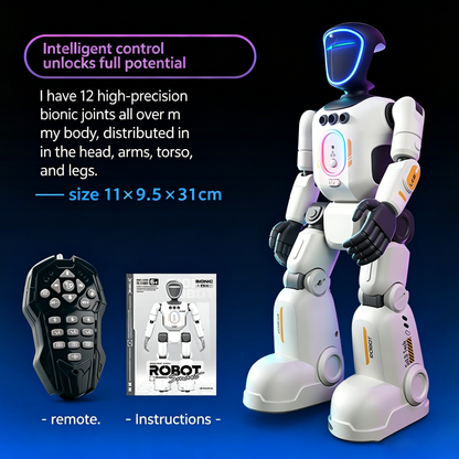 🎖️Next-Gen Humanoid AI Robot | Full-Body Flexible Joints & Smart Interactive Control