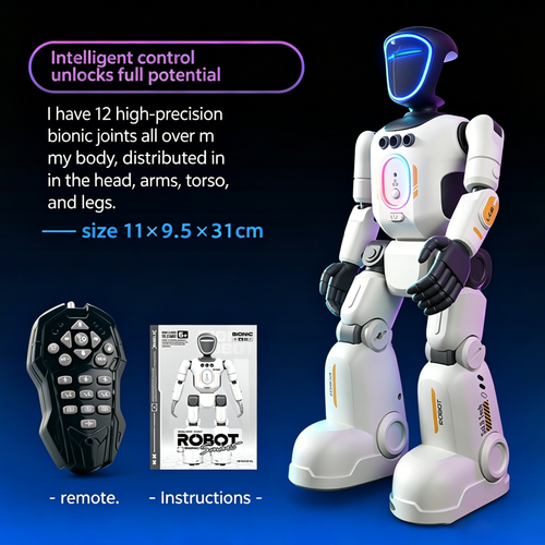 🎖️Next-Gen Humanoid AI Robot | Full-Body Flexible Joints & Smart Interactive Control