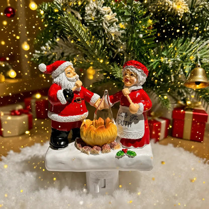 ✨Early Christmas Sale 🎄 Santa Claus Resin Night Light — A Cheerful Glow for Christmas