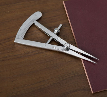🎖️Mini Wing Divider Leather Compasses Adjustable Edge Creaser Leather Craft Tool