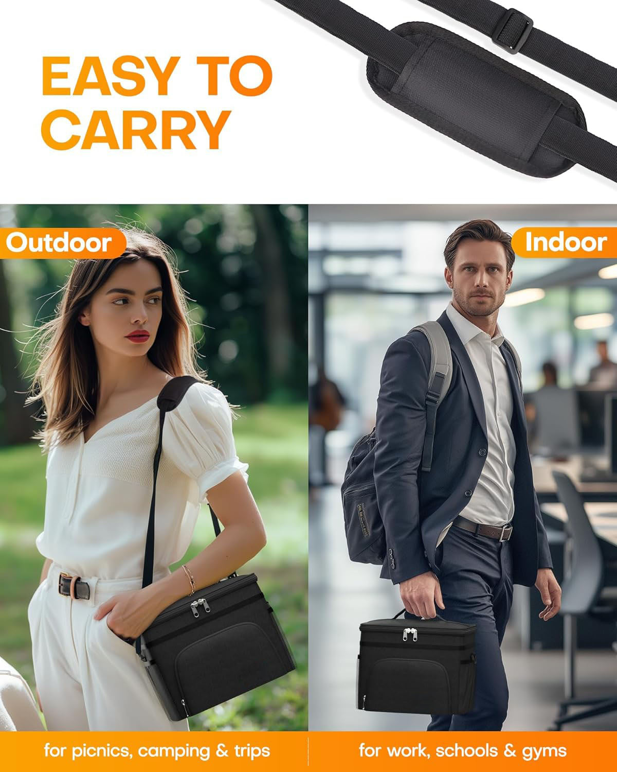 🎖️Insulated Lunch Box for Men & Women