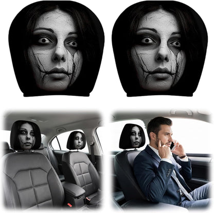 🎖️2026 Ghost Face Headrest Covers | 2Pcs