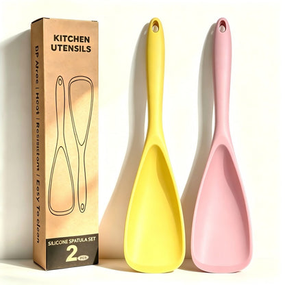 🎖️Pack of 2 Cooking Spoons for Non stick Cookware