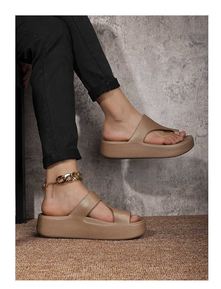 ✨🖤Women's sandals flip-flops,Cloud Cushion Platform Slides