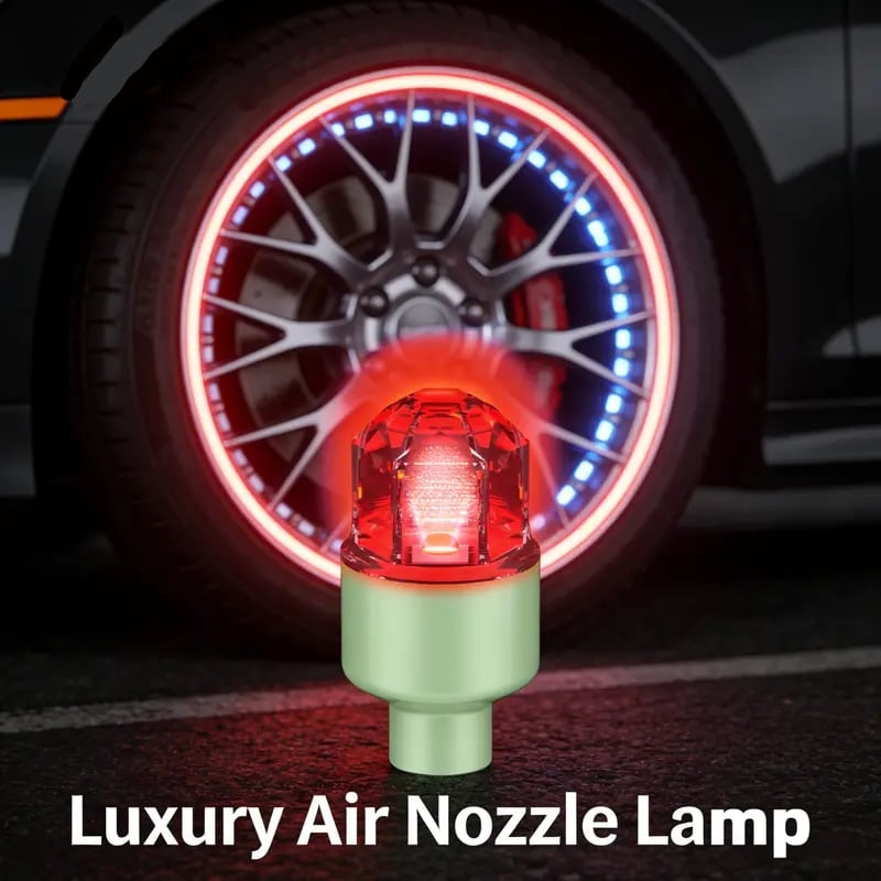 🔥Smart RGB Wheel Lights 🚗 | Waterproof Luminous Valve Caps for Car, Motorcycle & Bike 🚲 | Vibration-Sensitive LED Starlight 🌟