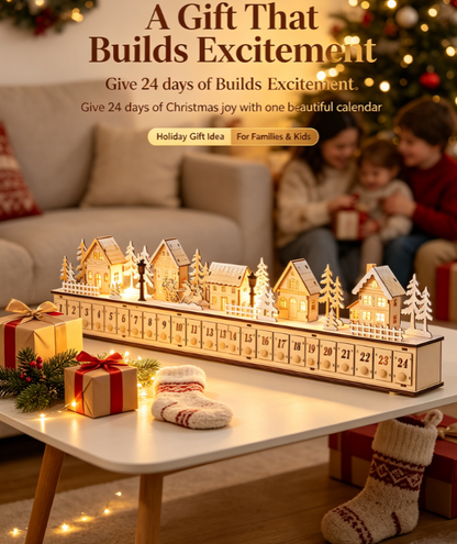 ✨Home Reflections Christmas Village Advent Calendar(📦Free Shipping)