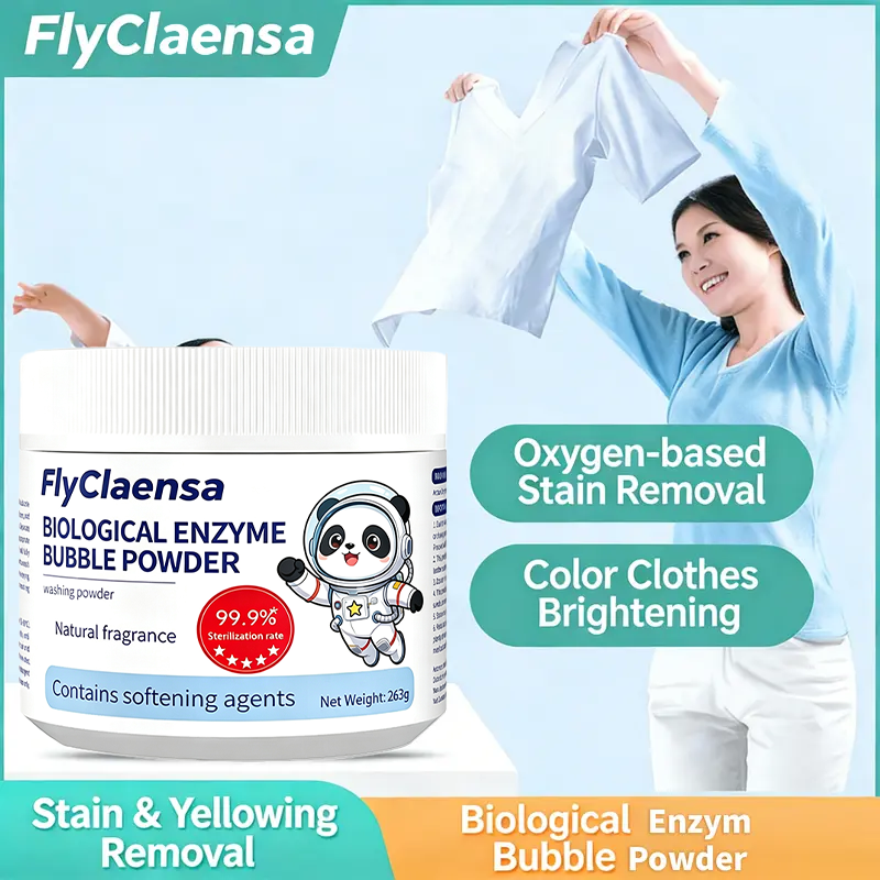 🔥Clothes Whitening Stain Remover Powder, No Scrub Required For Yellow Stains🫧