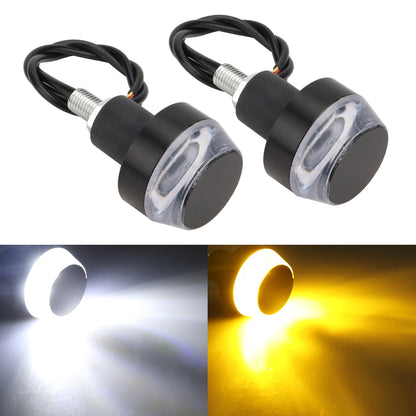 🎖️2pcs Motorcycle LED Handle Light Bar End Indicator for Car Turn Signal