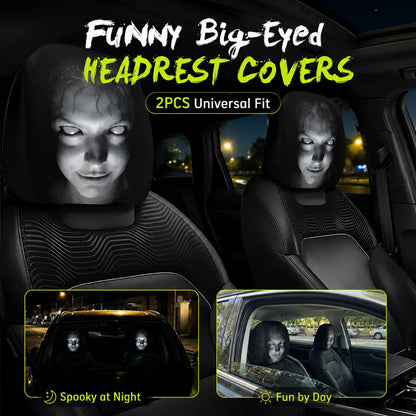 🔥2026 Ghost Face Headrest Covers | 2Pcs
