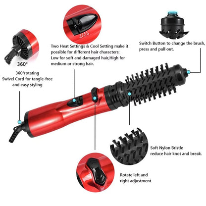 🔥3-in-1 Hot Air Styler and Rotating Hair Dryer for Dry hair, curl hair, straighten hair