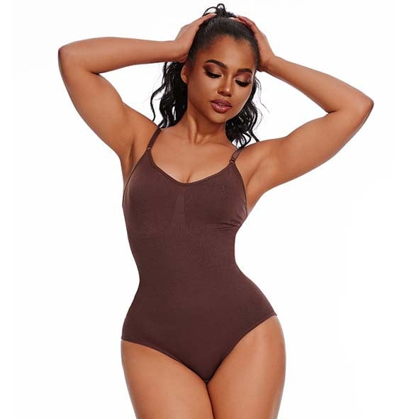 🔥Seamless Covered Bust Jumpsuit Thong Bodysuit Fit Womenswear