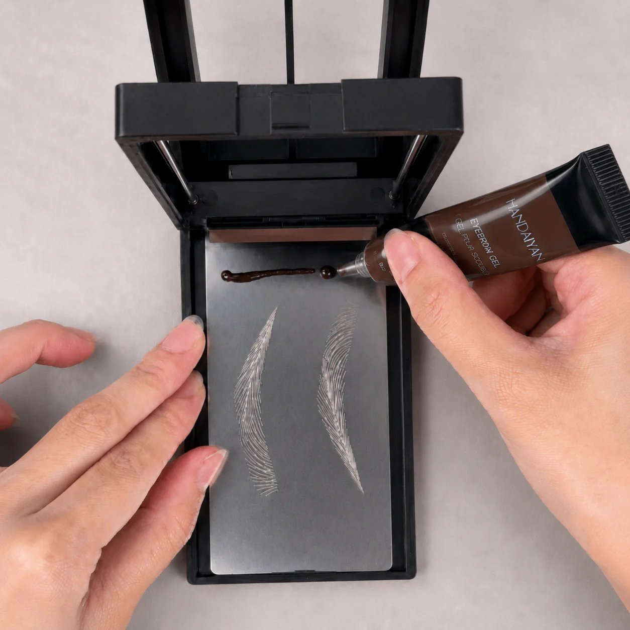 🔥Waterproof Microblading Effect Eyebrow Stamp Kit