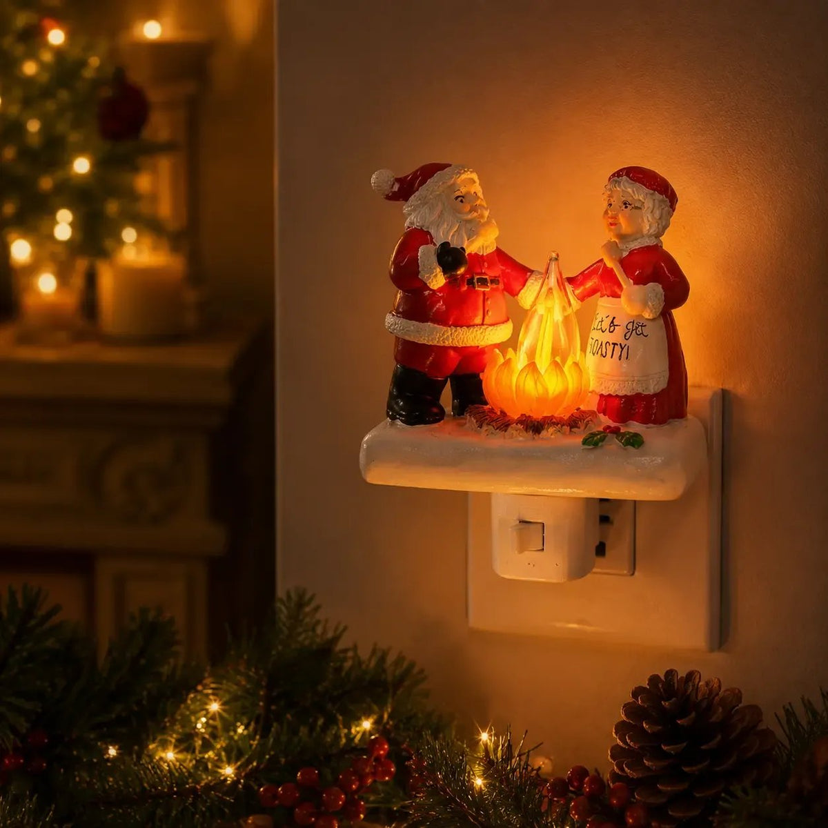 ✨Early Christmas Sale 🎄 Santa Claus Resin Night Light — A Cheerful Glow for Christmas