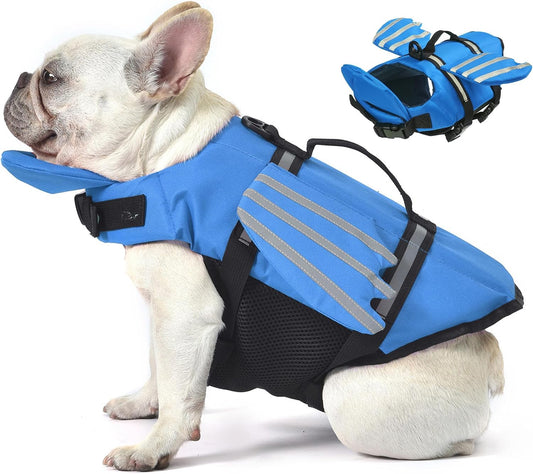 ✨Dog Life Jacket, High Buoyancy Wings Pet Life Vest for Swimming Boating, Safety Flotation Swim Vest with Extra Chin Float