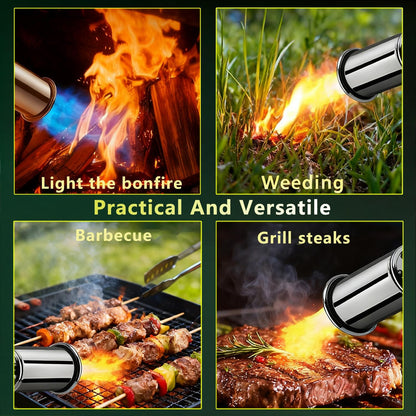 ✨Propane Torch – 1800°C Max Flame, One‑Button Ignition, Adjustable Heat, UL147 Safety Lock