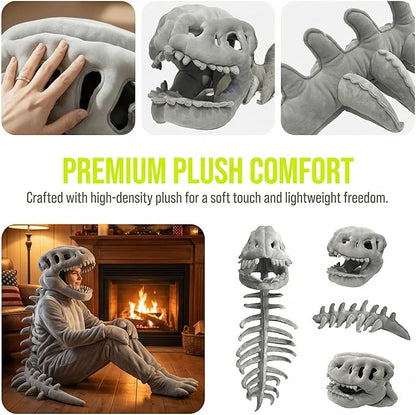 🔥3D Dinosaur Costume 🦕 - Soft & Wearable