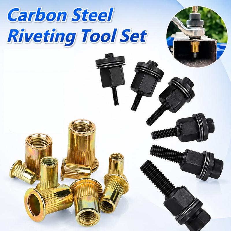 ✨Limited Time 50% Off✨Head Rivet Nut Tool, M3 M4 M5 M6 M8 M10 Rivnut Kit