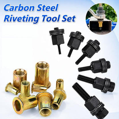 ✨Limited Time 50% Off✨Head Rivet Nut Tool, M3 M4 M5 M6 M8 M10 Rivnut Kit