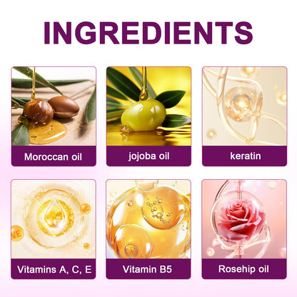 🔥Hair Vitamin Capsules Infused with Violet Vitamins & Argan Oil,40 Capsules💜