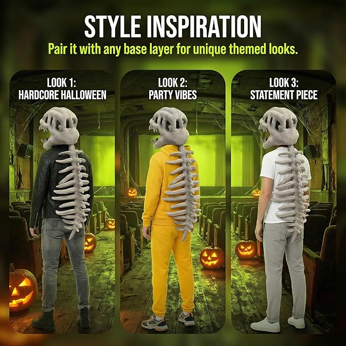 🔥3D Dinosaur Costume 🦕 - Soft & Wearable