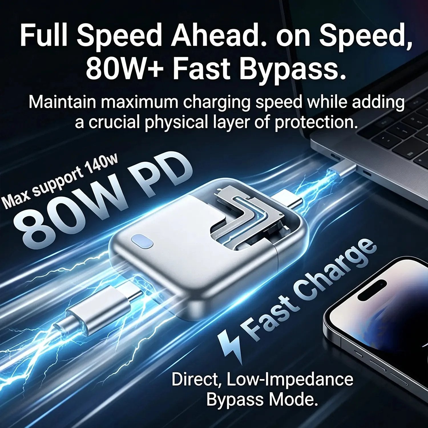 🏆 50K+ SOLD!🔥2026 Fast 140W Charger with AI Smart Auto Power-off