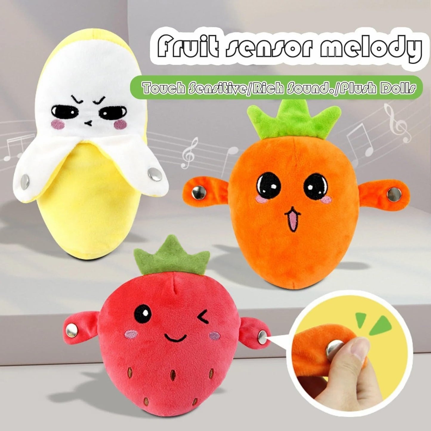 ✨💖Interactive Music Plush Toy🍌🍓🥕