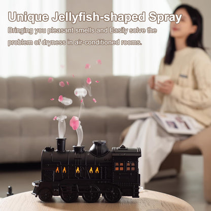 🔥🚂 Vintage Train Dual Mist Aroma Diffuser