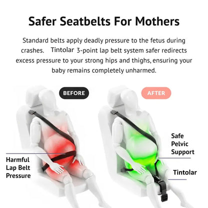 ✨🤰 Pregnancy Seat Belt Adjuster 💗 Comfort & Support on Every Ride 🚗