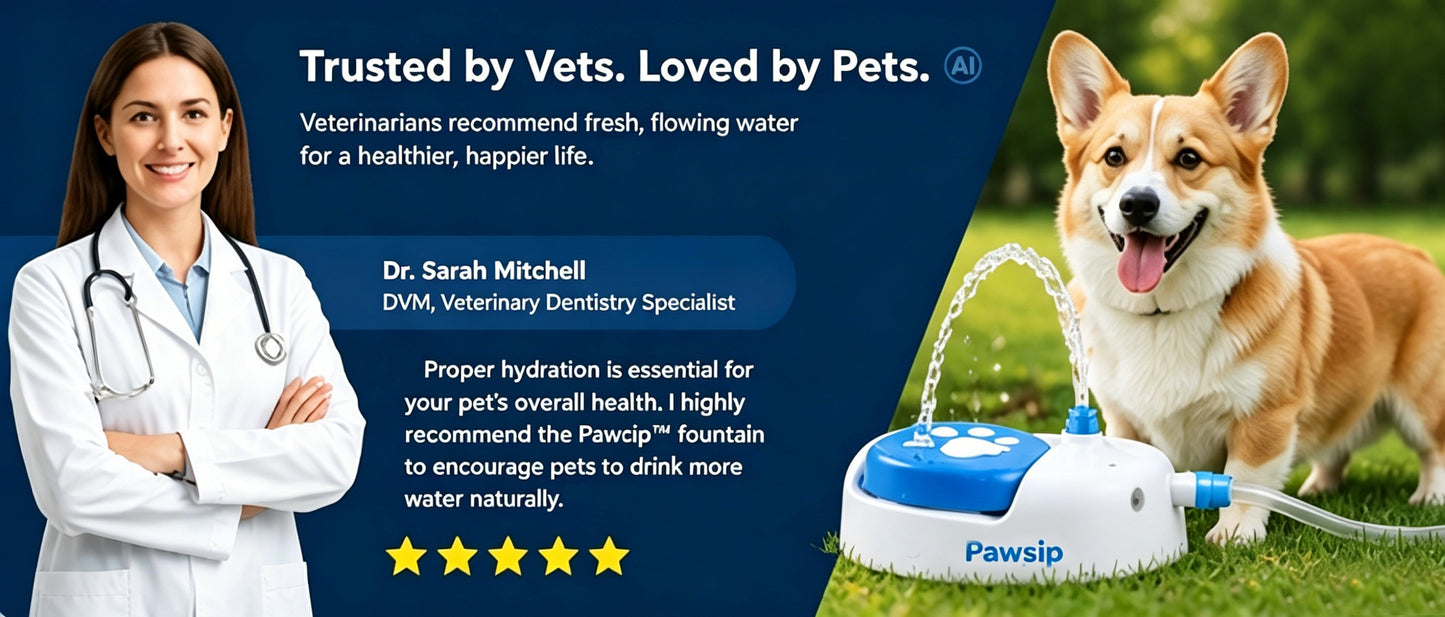✨Pawsip Outdoor Step-Activated Dog Water Fountain