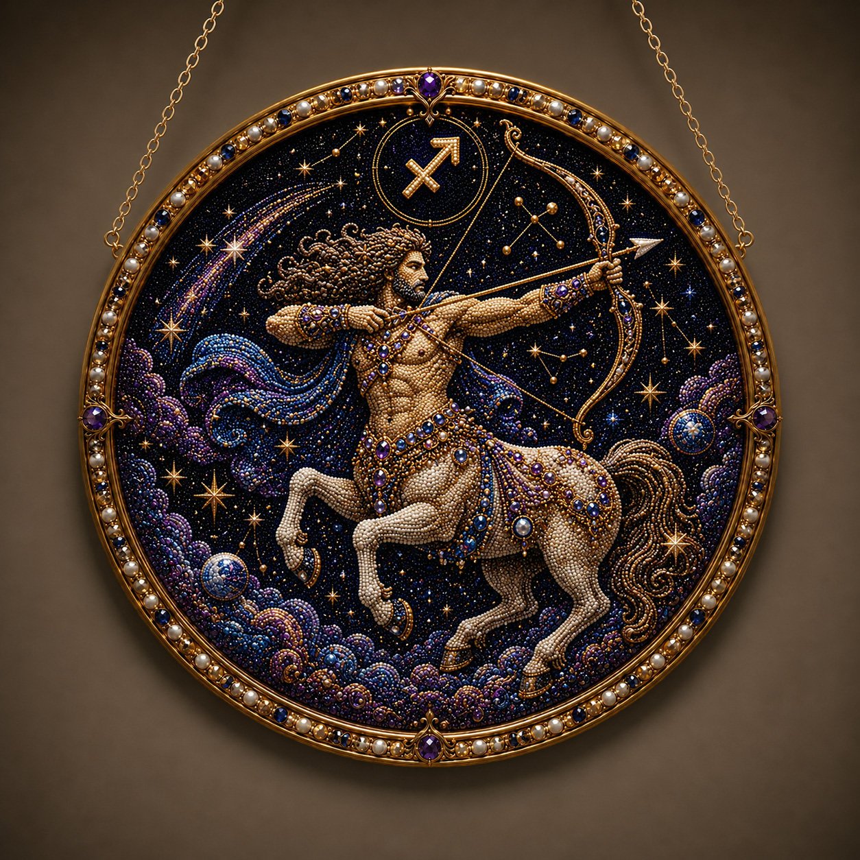 ✨Last Day 49% OFF - DIY 12 Zodiac Signs Pearl Art Kit ♈🌙